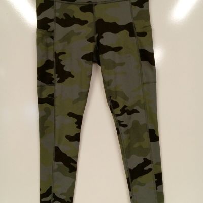 Aero Camo Style Leggings Sz 10 To 19 With Pockets